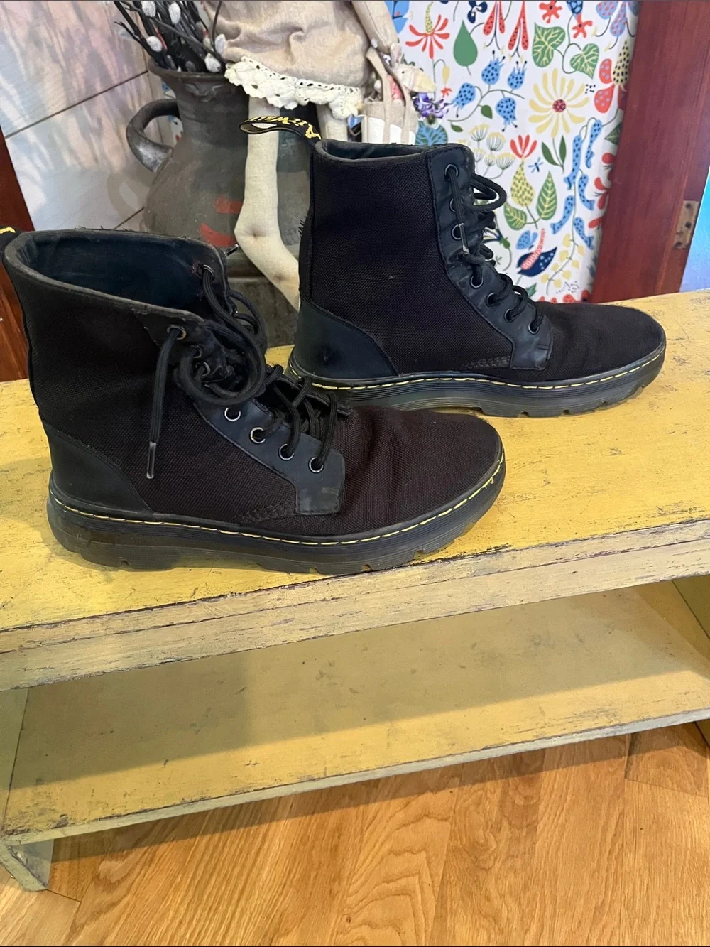 Dr. Martens Black Men's Lace-Up Tactical Boots